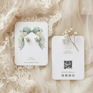 Botanische Coquette Boog Sieraden Display TMF26 Visitekaartje