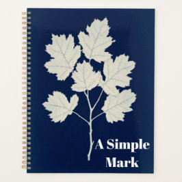 Botanische Cyanotype Kunst Planner