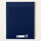 Botanische Cyanotype Kunst Planner (Achterkant)
