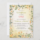 Botanische Daisy Peony Bloementuin Verjaardag Kaart (Voorkant)