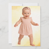 Botanische Daisy Peony Bloementuin Verjaardag Kaart (Achterkant)