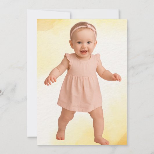 Botanische Daisy Peony Bloementuin Verjaardag Kaart (Achterkant)