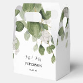 Botanische doos voor weddenschappen bedankdoosjes (Geopend)