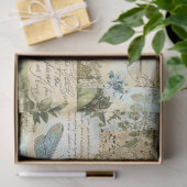 Botanische Dragonfly Collage Decoupage Tissuepapier (Geschenk)