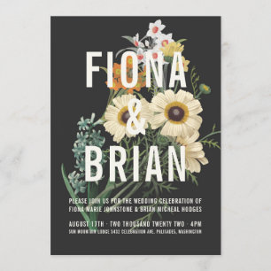 Botanische Dream Wedding Invitations Kaart