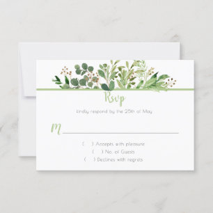 Botanische droom RSVP Kaartje
