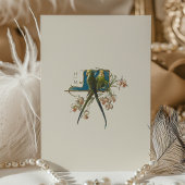 Botanische Elegantie Parrot bruiloft uitnodiging