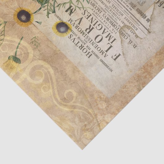 botanische ephemera tissuepapier (Detail)