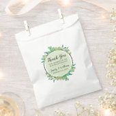 Botanische eucalyptus blad aangepaste bruiloft dan bedankzakje (Geknipt)