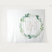 Botanische Eucalyptus Greenery Wedding Backdrop Wandkleed (Voorkant (horizontaal))