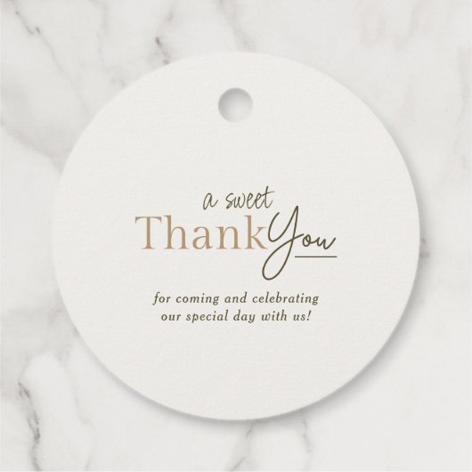 Botanische eucalyptus groen gouden bruiloft Dank u Bedankjes Labels (Achterkant)