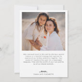 Botanische Eucalyptus Groenelementen Aangepaste Ke Feestdagenkaart (Achterkant)