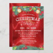 Botanische feestdag — kerstfeest kaart (Voorkant / Achterkant)