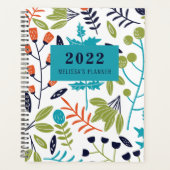Botanische Floral - Aangepaste jaarplanning Planner (Voorkant)