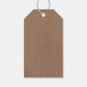 Botanische Floral Illustratie Dank u Label Cadeaulabel (Achterkant)