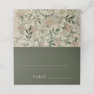  botanische Floral Moss Green Elegant Garden