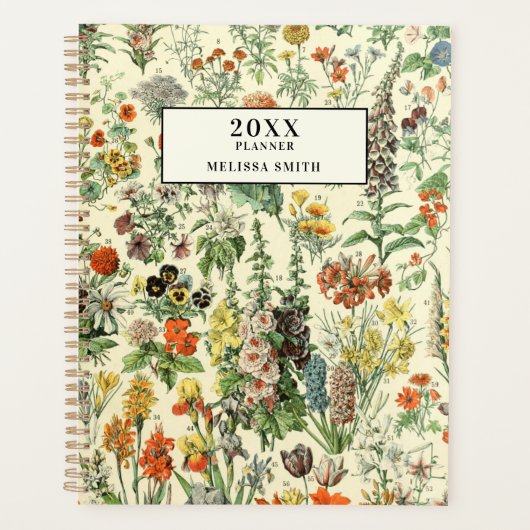Botanische Floral Planner (Voorkant)