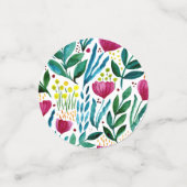 Botanische florale illustratie confetti (Kleine voorkant)