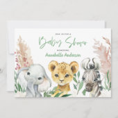 Botanische florale safari van een dier (Voorkant)