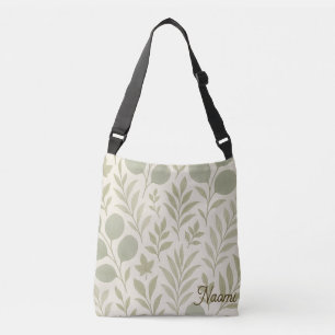 Botanische Flow Naadloos Patroon Luxe Yoga Crossbody Tas