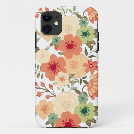 Botanische Flower iPhone 5/5S Hoesje (Achterkant)