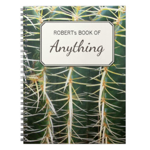 Botanische foto Tropische Cactus op maat Notitieboek