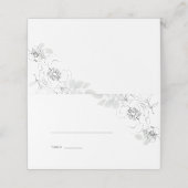 Botanische foto van de afdruk van het huwelijk (Buitenkant ongevouwen)