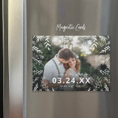 Botanische fotobedekking sparen de datum