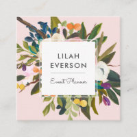 Botanische geblissen | Elegant gekleurde Floral |