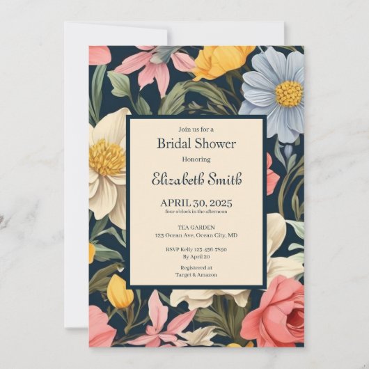 Botanische geblissen kaart (Voorkant)