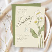 botanische geboortedag kaart