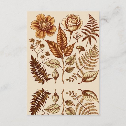 botanische gelukzaligheid informatiekaartje (Voorkant)
