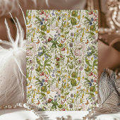 Botanische gelukzaligheid Save-the-Date bruiloft u Kaart