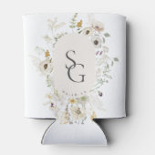 Botanische gepersonaliseerde bruiloft Koelbox Blikjeskoeler (Achterkant)