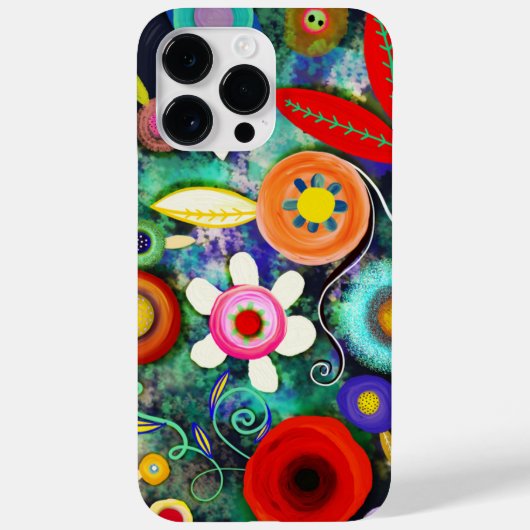 Botanische geschilderde kunst Case-Mate iPhone case (Achterkant)