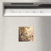  botanische giraffen, aanpasbaar magneet (Insitu (Vaatwasser))