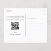 Botanische Greenery QR code sparen de Datum (Achterkant)