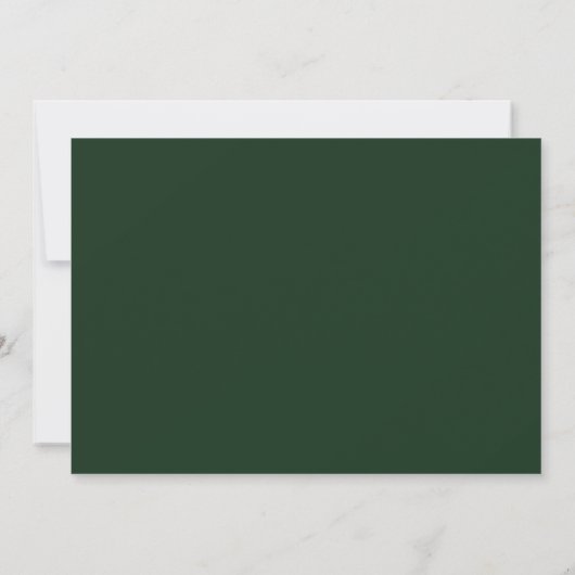 Botanische groen loof Waterverf bruiloft opslaan Save The Date (Achterkant)