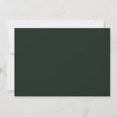 Botanische groen loof Waterverf bruiloft opslaan Save The Date (Achterkant)