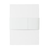 Botanische groene Lilly van de Valley floral bruil Uitnodigingen Wikkel (Achterkant Voorbeeld)