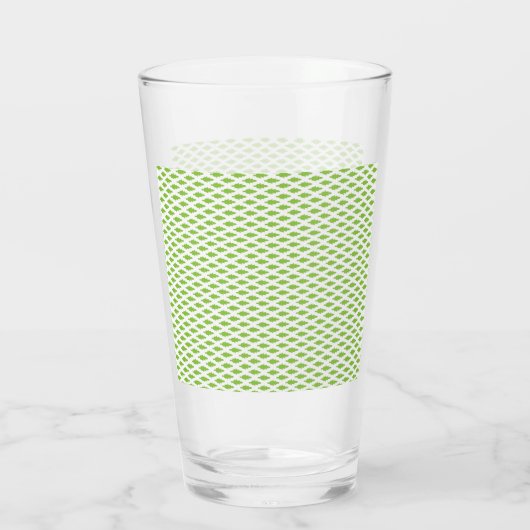 Botanische groene mapjes set glas (Achterkant)