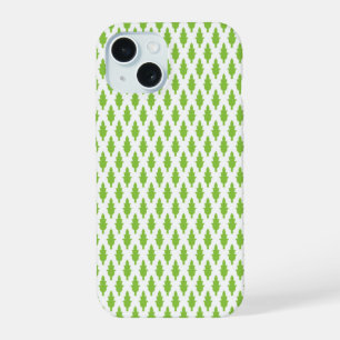 Botanische groene mapjes set iPhone 15 hoesje