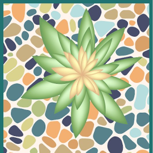 Botanische Groene Plant Fitness Mat