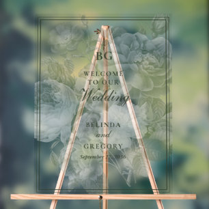 Botanische Groene Tuin Party Wedding Theme Acryl Bord