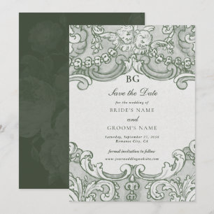 Botanische Groene Tuin Party Wedding Theme Save The Date