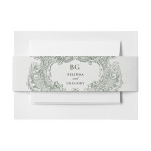  Botanische Groene Tuin Party Wedding Theme Uitnodigingen Wikkel