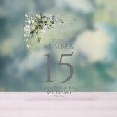 Botanische groene Waterverf Acryl Bord (Neutraal)