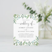 Botanische groenery groen in één bruiloft... (Staand voorkant)