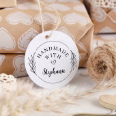 Botanische Hand-getrokken Handgemaakt met Liefde R Zelfinktende Stempel