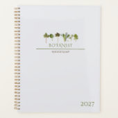 botanische handel planner (Voorkant)